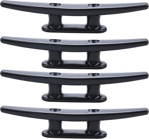 مرابط قفص الاتهام للقارب من النايلون الأسود، مرابط قوارب الكاياك، مقاس 10.16 سم، 15.24 سم، عبوة من 4 قطع in Kuwait