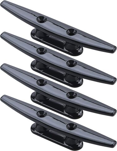 مرابط قفص الاتهام للقارب من النايلون الأسود، مرابط قوارب الكاياك، مقاس 10.16 سم، 15.24 سم، عبوة من 4 قطع in Kuwait