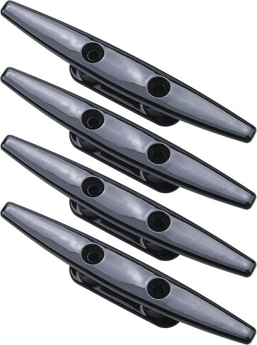 مرابط قفص الاتهام للقارب من النايلون الأسود، مرابط قوارب الكاياك، مقاس 10.16 سم، 15.24 سم، عبوة من 4 قطع in Kuwait