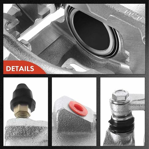 مجموعة فرجار قرص الفرامل الممتازة مع دعامة متوافقة مع موديلات مختارة من تويوتا ولكزس - أفالون، كامري، سولارا، ES300، L4 2.2L، L4 2.4L، V6 3.0L - السائق الأمامي وجانب الراكب، مجموعة من قطعتين in Saudi Arabia