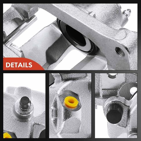 A-Premium Disc Brake Caliper Assembly with Bracket Compatible with Select Ford, Mazda and Mercury Models - Escape 2011-2012, Tribute/Mariner 2011, 2.5L/3.0L - Front Right Passenger Side in Kuwait