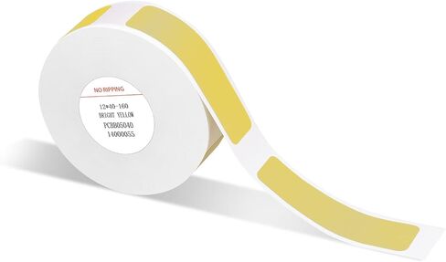 JADENS Label Maker Tape for D110/D11, Adapted Label Printer Paper, Standard Self-Adhesive Labeling Tape Address Labels Replacement, Office Custom Stickers,12.5x109mm in Saudi Arabia