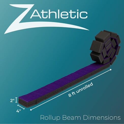 Z ATHLETIC Gymnastics Roll-Up Balance Beam in Saudi Arabia