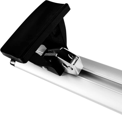 قضبان متقاطعة للأمتعة على سطح السيارة مقاس 51 بوصة، قضيب متقاطع لرف السقف قابل للتعديل عالمي متوافق مع السيارة بدون قضبان جانبية in Kuwait