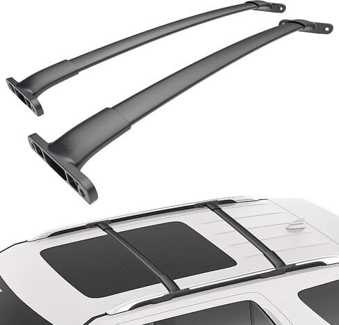 Heavy Duty 220lbs Roof Rack Cross Bar Fit for Ford Explorer 2016 2017 2018 2019 Roof Rack Cross Bars All Aluminum Roof Rack Rail Crossbars Cargo Bars Rooftop (Not Fit for Escape/Edge) in Saudi Arabia