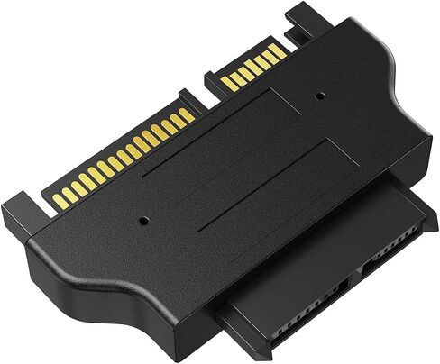 CableCreation SATA 22Pin ذكر إلى Slim SATA 13Pin أنثى محول، محول SATA نحيف، 2.5 بوصة Sata 22Pin إلى Slim 13pin أنثى محول in Saudi Arabia