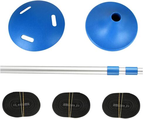 iCOVER Boat Cover Support Pole-Height Adjustable Aluminum Telescoping Pole and Webbing Strap Prevent Water from Sagging in Saudi Arabia