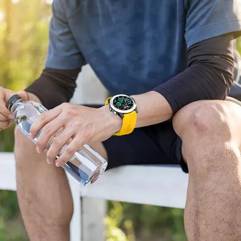 hellosy متوافق مع سوار ساعة Garmin Fenix ​​5/Garmin Fenix ​​6، سوار ساعة Quickfit 22 مم بديل لساعة Garmin 935/945/Instanct/Fenix ​​7/Approach S60/Approach S62 in Kuwait