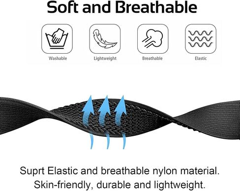 Olytop for Garmin Instinct/Instinct 2 Solar Watch Bands, 22mm Soft Elastic Nylon Ultra-light Wristband Stretchy Replacement Strap Men Women for Garmin Instinct Tactical/Esports/Solar/Tide, 3 Pack in Saudi Arabia