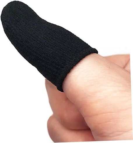 10 Pcs Thumb Fingers Protector Finger Sleeve Finger Protectors Game Controller Finger Cover Anti Sweat Finger Gaming Thumb Cover Finger Gloves Gaming Accessories Mobile Grip Flat in Saudi Arabia