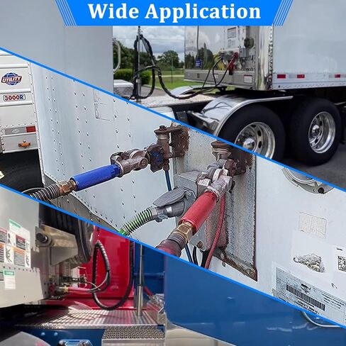 4 مجموعات من الأيدي السعيدة، 8 قطع من أختام جلادهاند المطاطية المصنوعة من الألومنيوم في حالات الطوارئ لشبه الشاحنات والمقطورات وخط الهواء in Kuwait