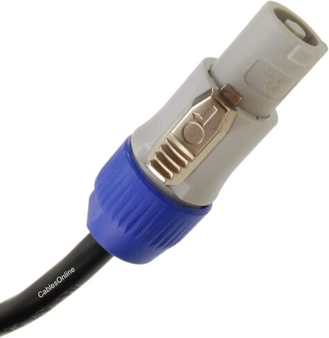 كابلات اون لاين، 6 قدم. كابل قافز لتركيبات إضاءة المسرح 16AWG متوافق مع PowerCon، PC-KA606 in Saudi Arabia