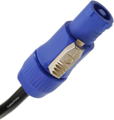 كابلات اون لاين، 6 قدم. كابل قافز لتركيبات إضاءة المسرح 16AWG متوافق مع PowerCon، PC-KA606 in Saudi Arabia