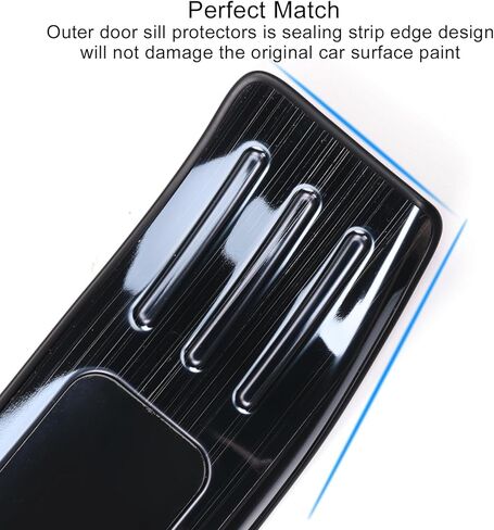 لغطاء واقي عتبة الباب الخارجي من الفولاذ المقاوم للصدأ RAV4، مناسب لسيارة Toyota RAV4 2019 2020 2021 2022 2023 ملحقات الزخرفة ملصق تزيين لوحة حماية دخول الباب الداخلي - حبوب ألياف الكربون in Kuwait