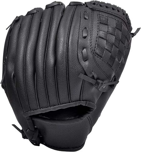 قفاز بيسبول، قفاز كرة لينة لليد اليسرى، قفاز بيسبول للرجال البالغين والشباب، للتمرين والتدريب وتدريب منافسات ألعاب الفريق، هدية [رمي اليد اليمنى] in Kuwait