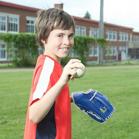 قفاز البيسبول والكرة للأطفال الشباب، قفاز الكرة اللينة 10.5 ''-11.5''، قفاز البيسبول لليد اليسرى، رمي اليد اليمنى (10.5 بوصة) in Kuwait