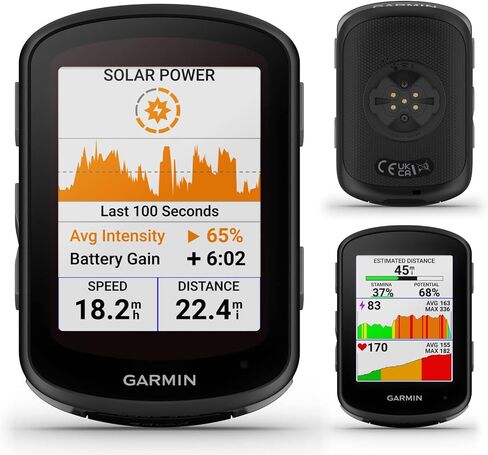 حزمة Garmin Edge 540 مع Edge 540، ومستشعر السرعة 2 ومستشعر الإيقاع 2، وشاشة HRM-Dual مع حزمة البنك الإلكتروني Wearable4U in Saudi Arabia