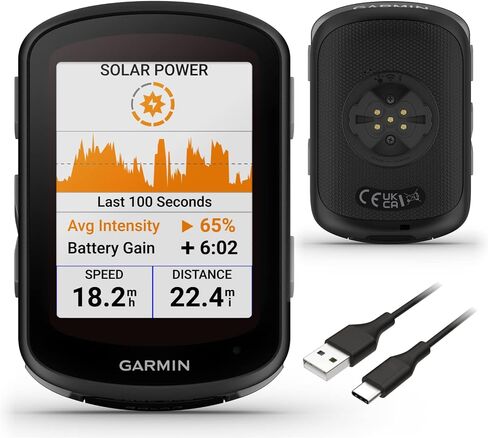 حزمة Garmin Edge 540 مع Edge 540، ومستشعر السرعة 2 ومستشعر الإيقاع 2، وشاشة HRM-Dual مع حزمة البنك الإلكتروني Wearable4U in Saudi Arabia