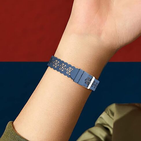 3-Pack Slim Silicone Bands Compatible with Fitbit Inspire 3/Inspire 2/Inspire HR/Inspire/Ace 3/Ace 2, Lace Silicone Thin Narrow Rose Hollowed-out Sports Replacement Wristband Strap in Saudi Arabia