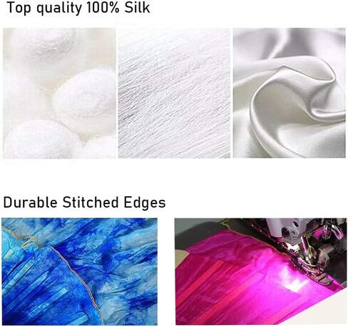 Women 1 Pair (Left+Right) Silk Belly Dance Fans Veil Belly Dancing Long Folding Fans Length 180 cm * 90 cm in Kuwait