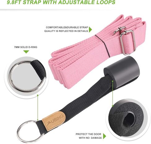 UBING Leg Stretcher, Door Flexibility Trainer, Over The Door Strech Strap for Flexibility, Splits Trainer for Dance Ballet Cheer Gymnastics Taekwondo Stretching in Saudi Arabia