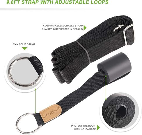 UBING Leg Stretcher, Door Flexibility Trainer, Over The Door Strech Strap for Flexibility, Splits Trainer for Dance Ballet Cheer Gymnastics Taekwondo Stretching in Saudi Arabia