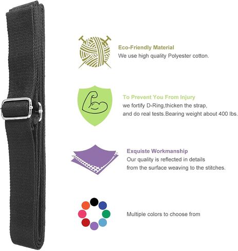 UBING Leg Stretcher, Door Flexibility Trainer, Over The Door Strech Strap for Flexibility, Splits Trainer for Dance Ballet Cheer Gymnastics Taekwondo Stretching in Saudi Arabia