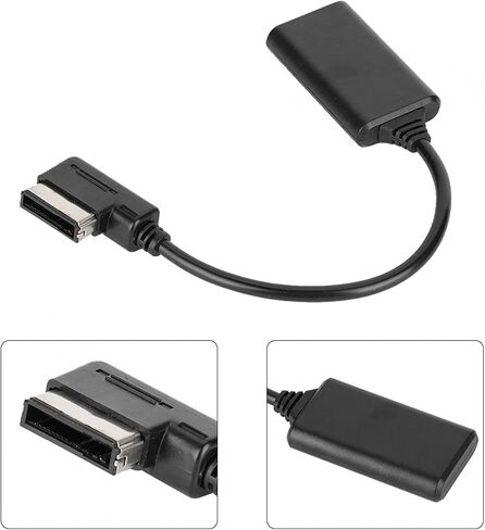 Bluetooth5.0 AUX الموسيقى LCD مهايئ لشاشة الصوت كابل يناسب AMI MMI MDI لأودي a6 4f ami blueto in Saudi Arabia