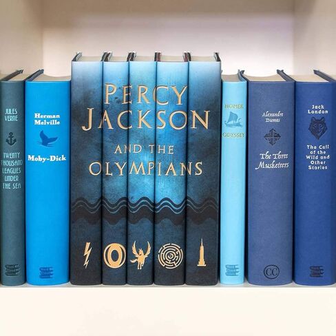 كتب جونيبر - بيرسي جاكسون والأولمبيون - أغلفة الكتب المخصصة | للكتب ذات الغلاف الصلب - الكتب غير متضمنة in Kuwait