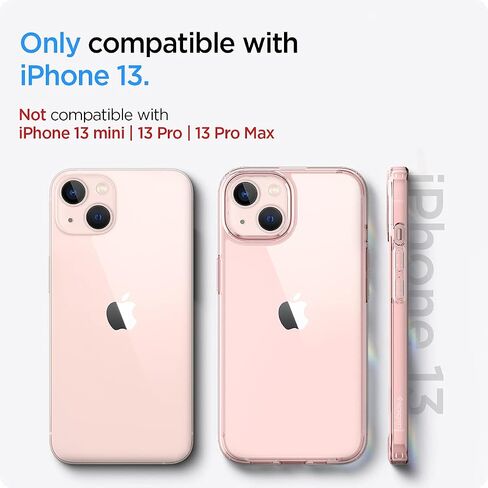 Spigen Ultra Hybrid [Anti-Yellowing Technology] Designed for iPhone 13 Case (2021) - Crystal Clear in Kuwait