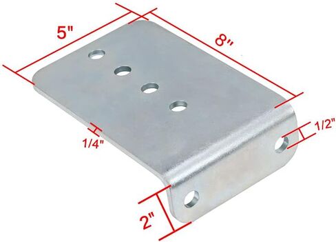 طقم دعامة بطابقين لمقطورة القارب من أوسيمار مقاس 8 بوصات من النوع L المجلفن يناسب 3 × 3 أعضاء متقاطعة (8 عبوات) in Kuwait