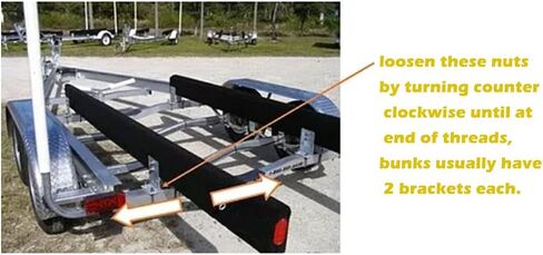 طقم دعامة بطابقين لمقطورة القارب من أوسيمار مقاس 8 بوصات من النوع L المجلفن يناسب 3 × 3 أعضاء متقاطعة (8 عبوات) in Kuwait