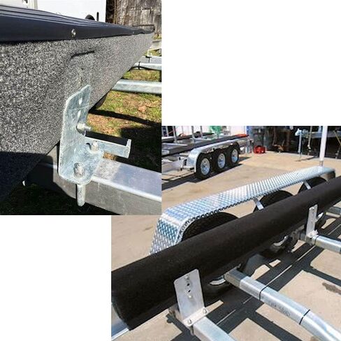 طقم دعامة بطابقين لمقطورة القارب من أوسيمار مقاس 8 بوصات من النوع L المجلفن يناسب 3 × 3 أعضاء متقاطعة (8 عبوات) in Kuwait