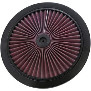 K&N X-Stream Top Filter: High Performance, Premium, Washable, Replacement Engine Filter: Filter Height: 1 In, Shape: Round Lid, 66-1401