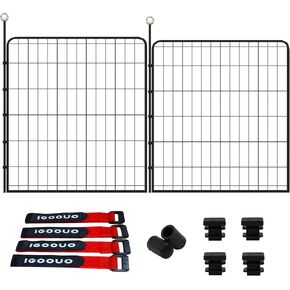Dog Playpen Outdoor for Medium/Large Dogs 36'' High, Heavy Duty Dog Playpen with Rustproof and Sturdy Stakes, 3ft Dog Fence for RV Camping(12 Panels)