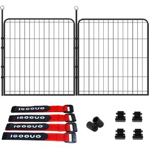 Dog Playpen Outdoor for Medium/Large Dogs 36'' High, Heavy Duty Dog Playpen with Rustproof and Sturdy Stakes, 3ft Dog Fence for RV Camping(12 Panels) in Saudi Arabia