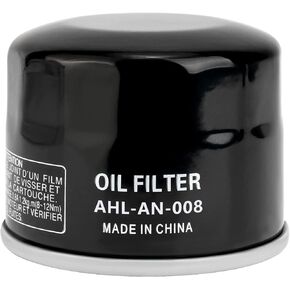 AHL AN-008 Oil Filter Compatible with BMW G310R (K03) 04/2016-05/2017 ECE, G310GS K02 2016/08-2018/02,G310R K03 09/2016-12/2016 USA,G310GS K02 2016/08-2018/02(2 PCS)