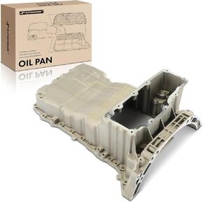 A-Premium Upper Engine Oil Pan Sump with Drain Plug Compatible with Mercedes-Benz SLK300 2016, SLC300 2017-2020, 2.0L, Replaces 2740100013, 2740101903