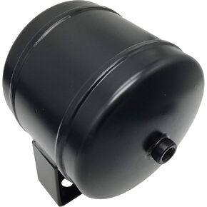 0.5 Gallon Air Tank Air Reservoir Tank with 1/4 Inches NPT Ports, Black