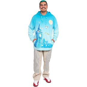 LOUNGEFLY DISNEY PETER PAN YOU CAN FLY UNISEX HOODIE EXTRA LARGE