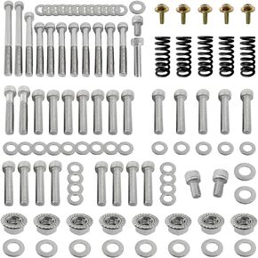 304 Stainless Steel Engine Bolt Kit 88pcs (7Pack) Compatible for Yamaha 1988-2006 Blaster 200 YFS200 Clutch Spring Clutch Bolts 10pcs (1Pack)