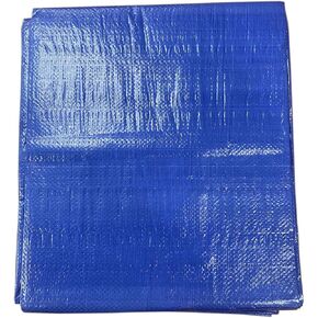 T.W Evans Cordage 05100 Buffalo Blue Poly Tarpaulin, 50-Feet by 100-Feet