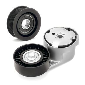 39282 Drive Belt Tensioner + one Idler Pulley ‎38082, Compatible with Jeep Grand Cherokee, for Dodge Durango/Grand Caravan/Avenger/Challenger/Charger/Journey, for Volkswagen Routan, 3.6L V6