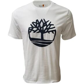 Timberland Men's Short Sleeve Tree Logo Ringer T-Shirt