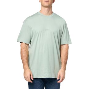 HUGO Men's Back Logo Cotton Jersey T-Shirt