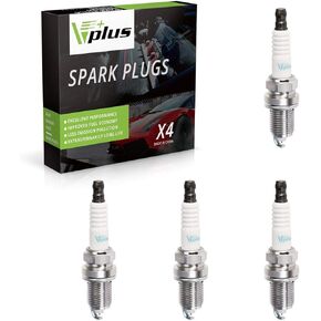 Vplus Iridium Spark Plug 4pcs 9203 2477 Compatible with Chrysler Dodge Honda Hyundai Isuzu Jeep Kia Mazda 1.5L 1.6L 1.8L 2.0L 2.2L 2.3L 2.4L 2.5L 2.6L L4 Engine Replaces XP985 XP5224 ZFR5FIX-11