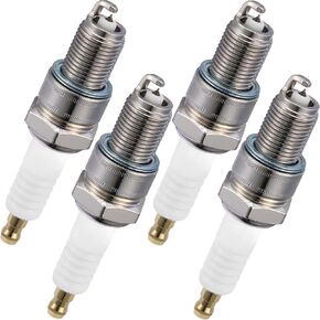 BDFHYK 5534 Iridium Spark Plugs Compatible with Ferrari Lamborghini Lotus Maserati Alfa Romeo Audi Fiat Mercedes-Benz Peugeot Porsche 2.0L 3.0L L4 L6 V6 Replacement for BPR7ES Set of 4