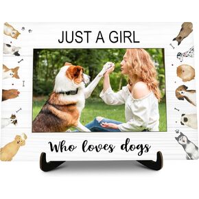 Dog Memorial Pictures Frame, Pet Memorial Photo Frame with Stand, Sympathy Gifts For Loss Of Dog, Farmhouse Home Living Room Bedroom Office Decoration -a03 in Kuwait