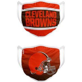 foco Nfl Team Logo Sport Reusable Washable Fashion Face Cover Mask 3-pack