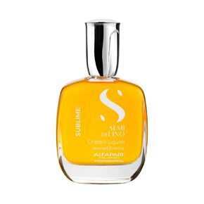 Alfaparf Milano Semi di Lino Sublime Cristalli Liquidi Hair Oil with Thermal Protection - Superior Hair Finishing Smoothing Serum Treatment - Brilliant Shine - Vegan Formula - 0.51 fl. oz.